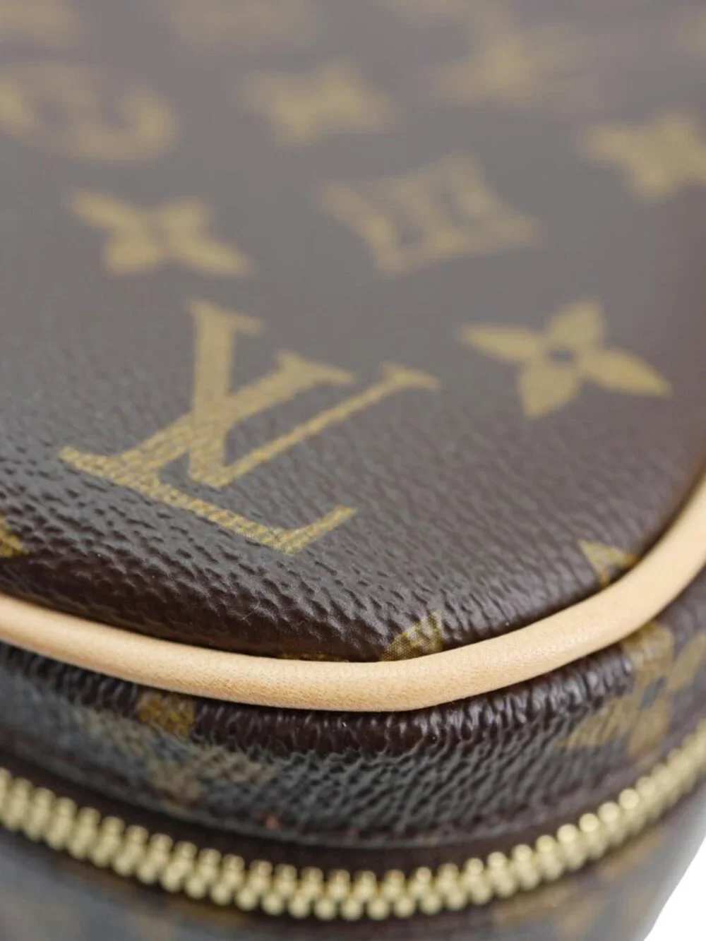 Louis Vuitton 2 Hangers Monogram Canvas Garment Cover Bag Brown